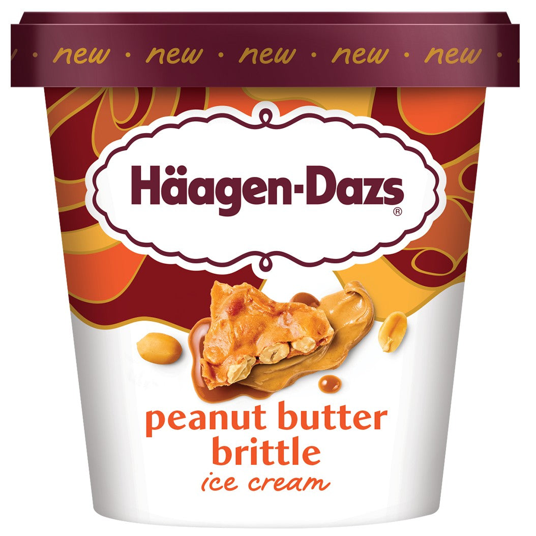 Haagen Dazs Ice Cream Peanut Butter Brittle 14oz