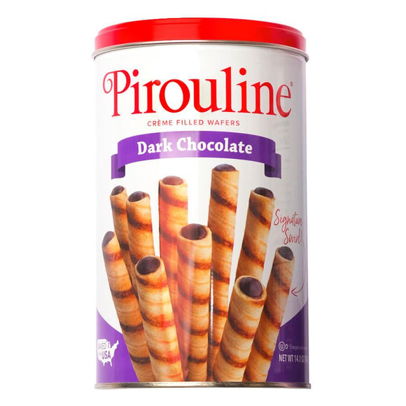 Pirouline Dark Chocolate Crème Filled Wafers 14oz. - East Side Grocery
