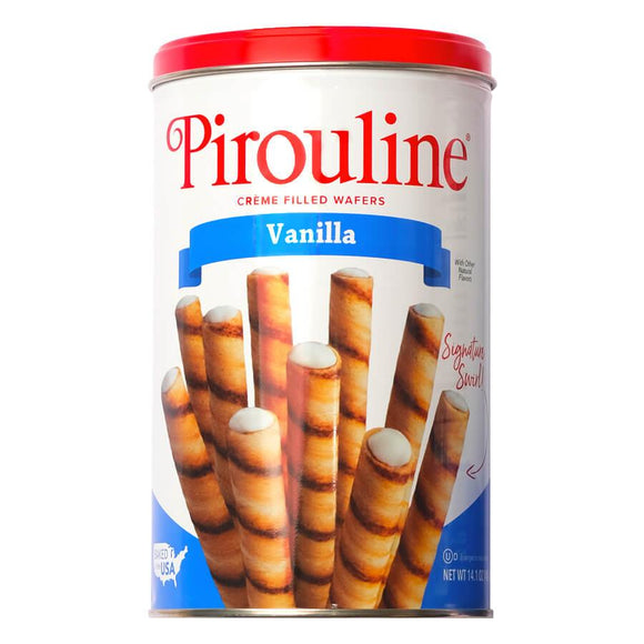 Pirouline Vanilla Crème Filled Wafers 14oz. - East Side Grocery