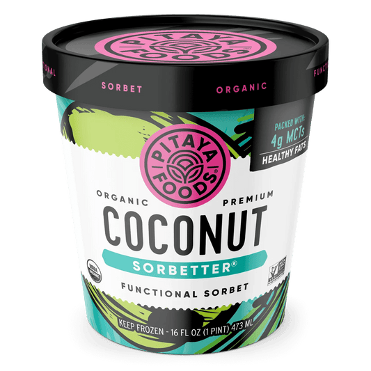 Pitaya Foods Coconut Sorbetter Pint - East Side Grocery