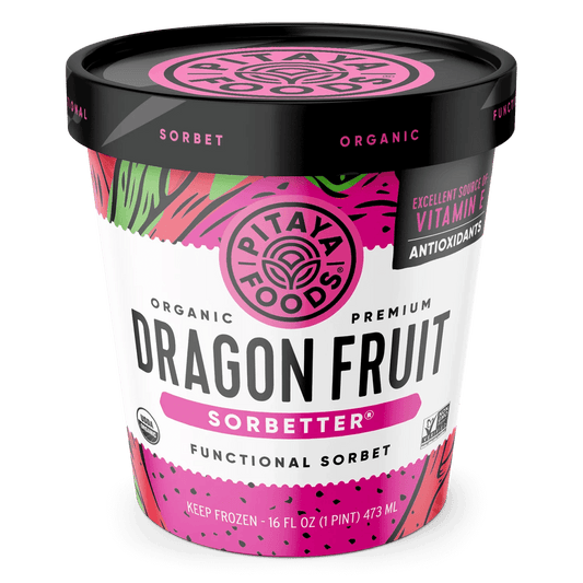 Pitaya Foods Dragon Fruit Sorbetter Pint - East Side Grocery