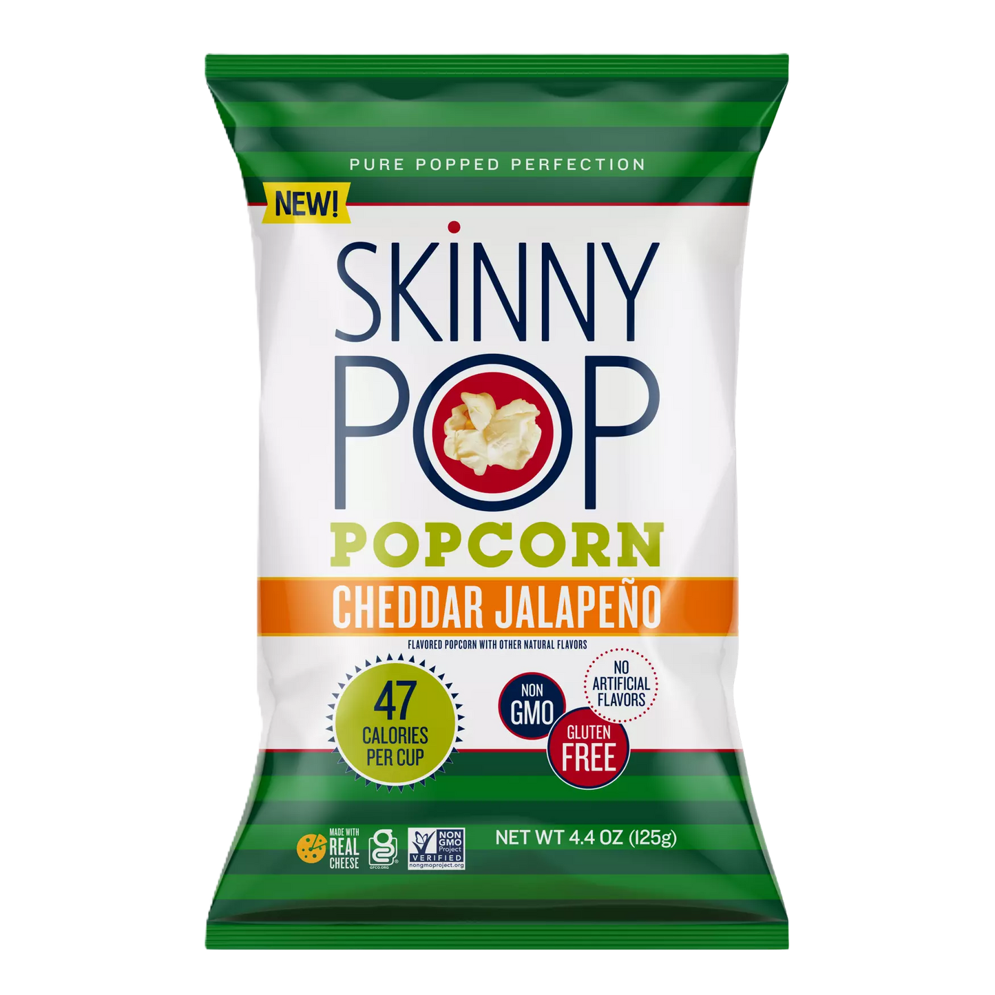 Skinny Pop Cheddar Jalapeno 4.4oz