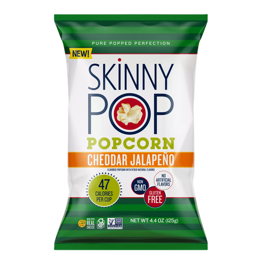 Skinny Pop Cheddar Jalapeno 4.4oz