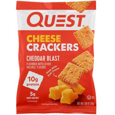 Quest Cheddar Cheese Crackers - East Side Grocery