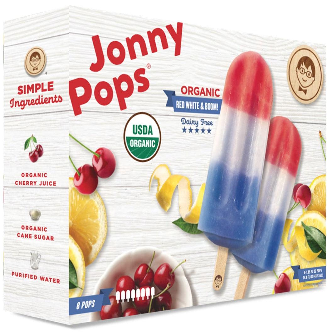 Jonny Pops Red White & Boom Water Pops 14.8oz.