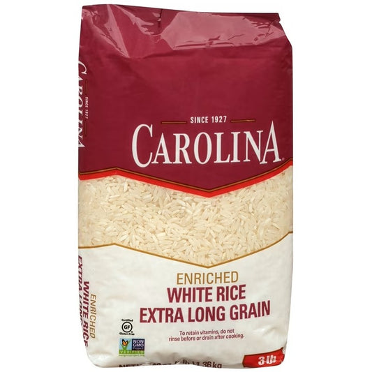 Carolina Extra Long White Rice 3Lb.