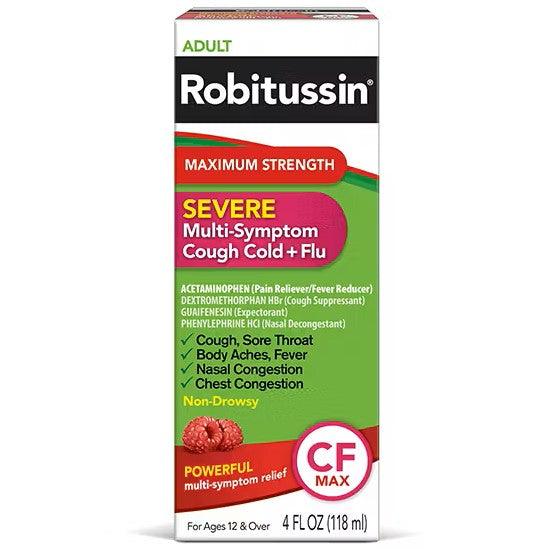 Robitussin Severe Cough Cold + Flu 4oz. - East Side Grocery