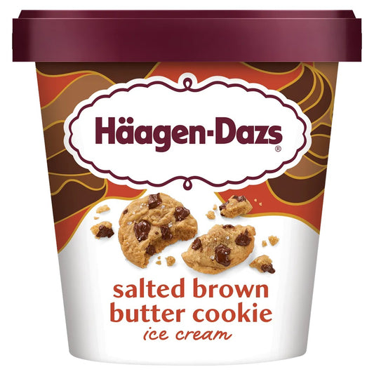 Haagen Dazs Ice Cream Salted Brown Butter Cookie 14oz
