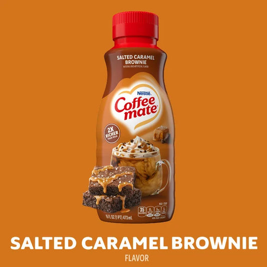 Coffee Mate Creamer Salted Caramel Brownie 16oz.