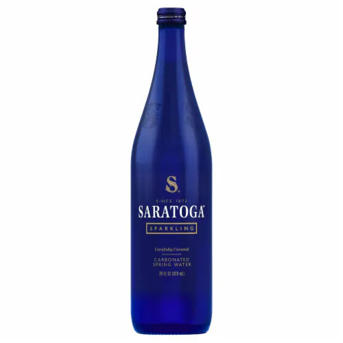 Saratoga Sparkling Water 28oz. Glass Bottle