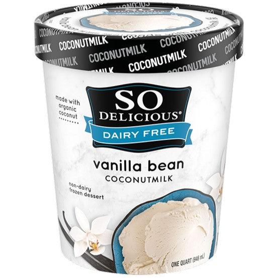 So Delicious Dairy Free Vanilla Bean 16oz. - East Side Grocery
