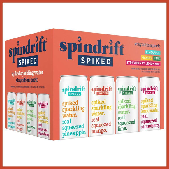 Spindrift Spiked Staycation Variety Pack 12oz. Can - East Side Grocery
