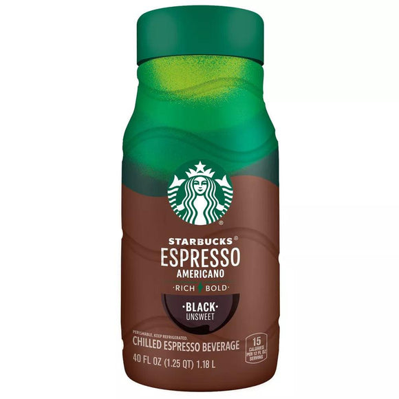 Starbucks Chilled Espresso Americano Black 40oz. - East Side Grocery