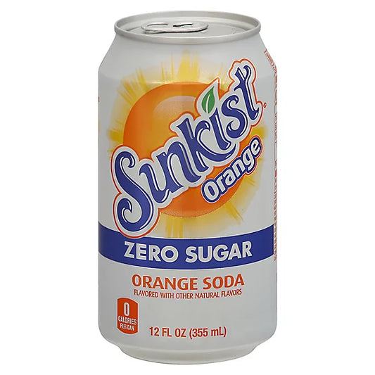 Sunkist Orange Zero 12oz. Can