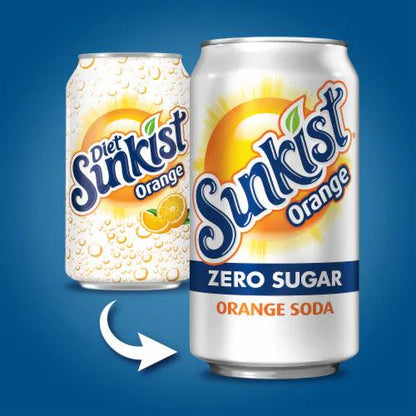 Sunkist Orange Zero 12oz. Can