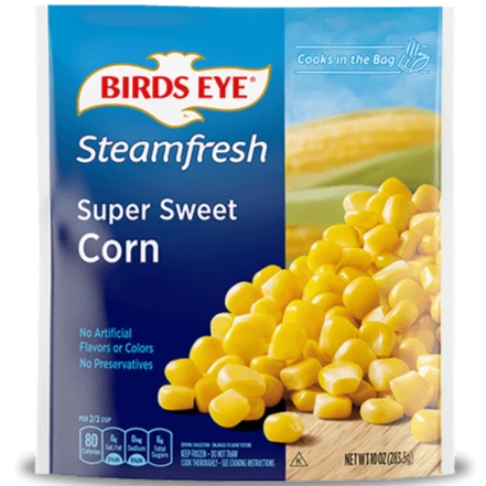 Birds Eye Steamfresh Super Sweet Corn 10oz.