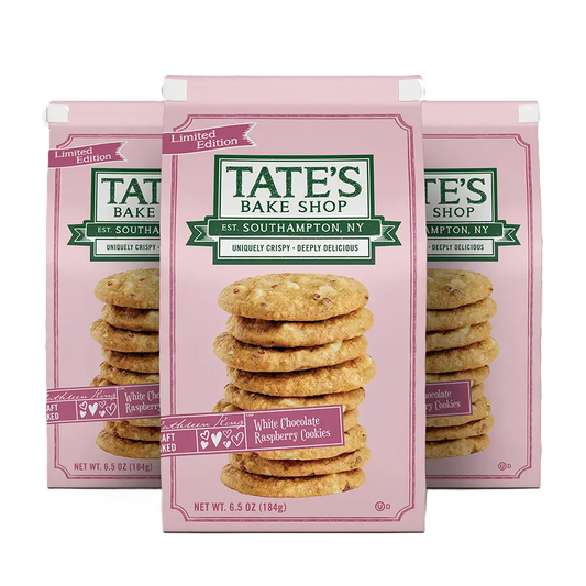 Tate's White Chocolate Raspberry Cookies 6.5oz