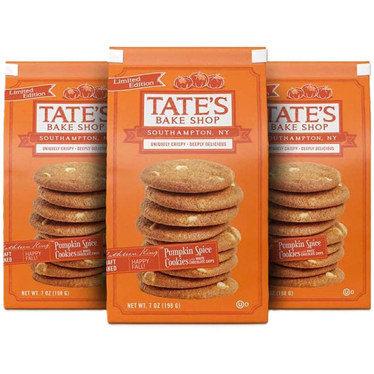 Tate's Pumpkin Spice Cookies 6.5oz.