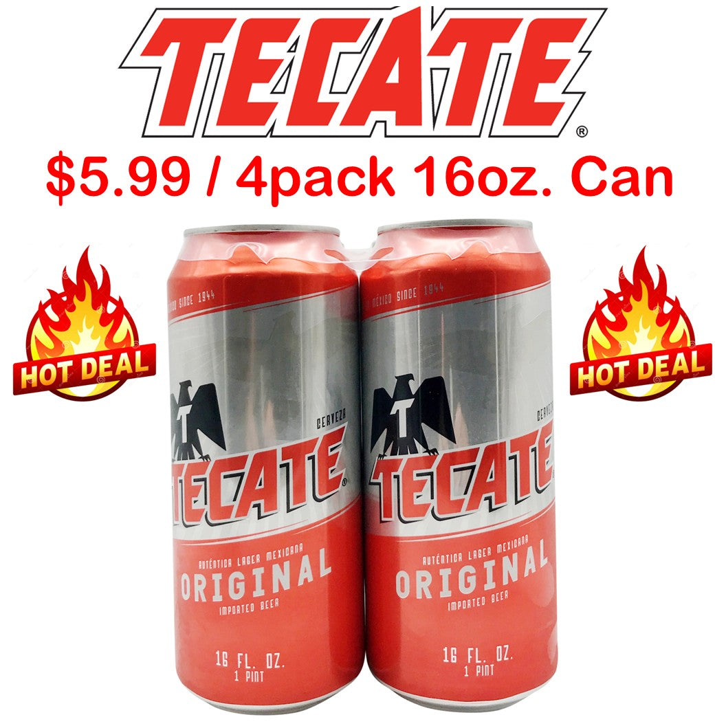 Tecate 16oz. Can Special