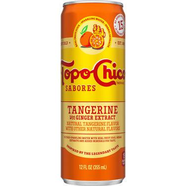 Topo Chico Sabores Tangerine Ginger 12oz. Can - East Side Grocery