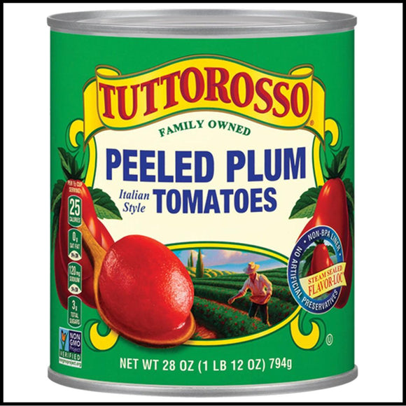Tuttorosso Peeled Plum Tomatoes 28oz. - East Side Grocery