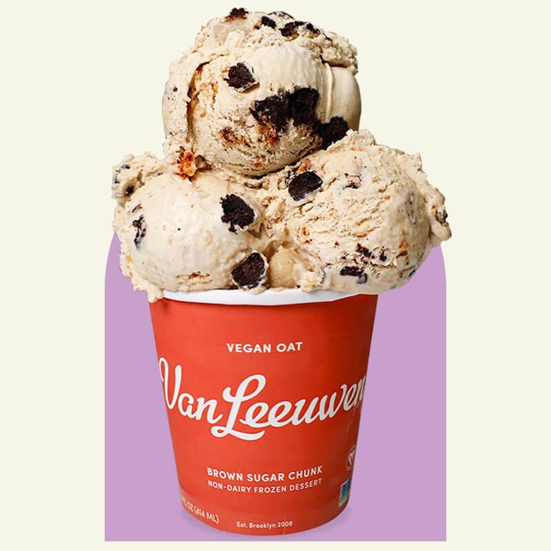 Van Leeuwen Vegan Brown Sugar Chunk - Pint - East Side Grocery