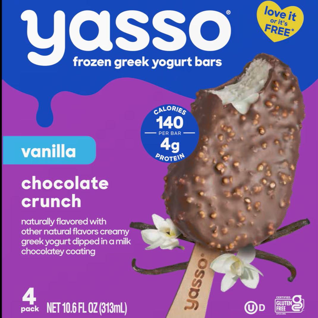 Yasso Frozen Greek Yogurt Bar - Vanilla Chocolate Crunch