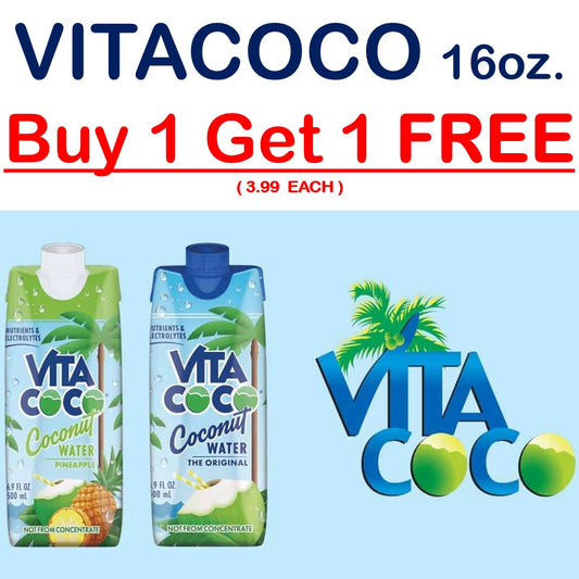 Vita Coco Coconut Water 16.9oz. Special