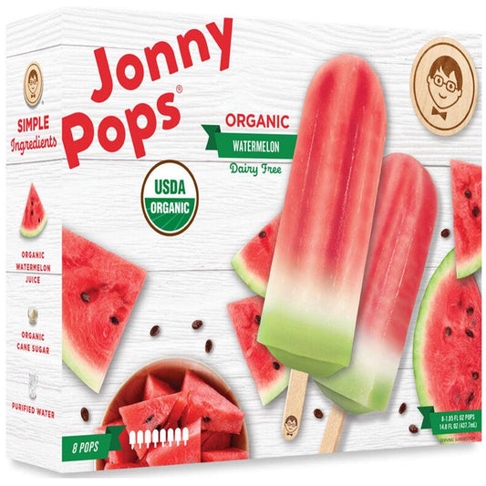 Jonny Pops Watermelon Water Pops 14.8oz.