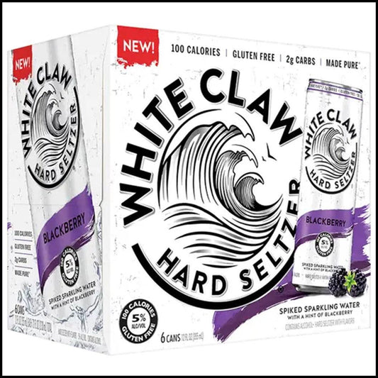 White Claw Hard Seltzer Blackberry 12oz. Can - East Side Grocery