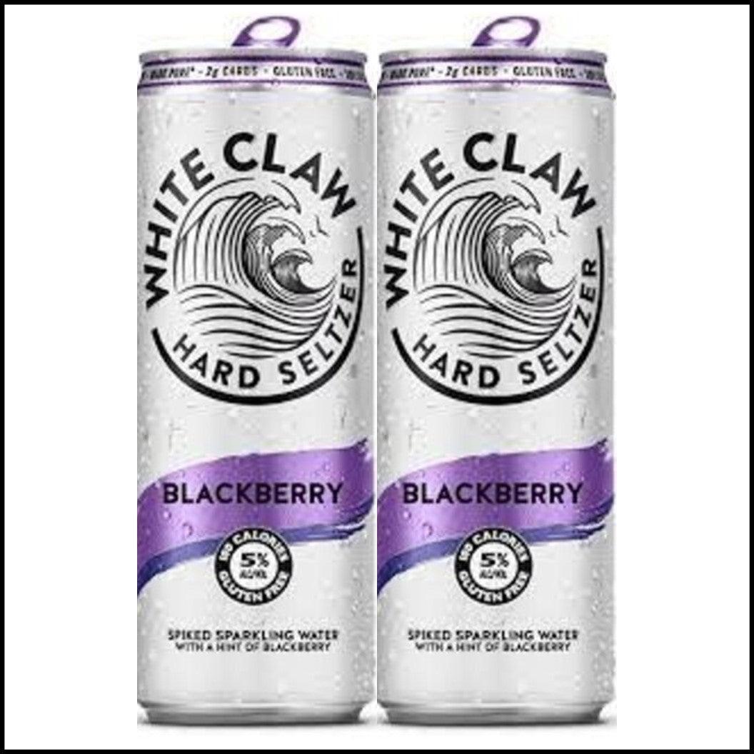 White Claw Hard Seltzer Blackberry 19.2oz. Can - East Side Grocery