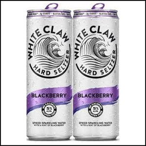 White Claw Hard Seltzer Blackberry 19.2oz. Can - East Side Grocery