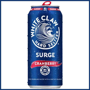 White Claw Hard Seltzer Surge Cranberry 19.2oz. Can - East Side Grocery