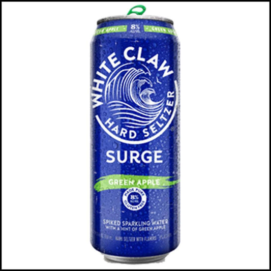 White Claw Hard Seltzer Surge Green Apple 19.2oz. Can - East Side Grocery