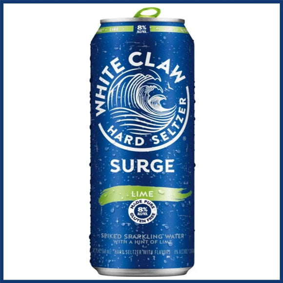 White Claw Hard Seltzer Surge Lime 19.2oz. Can - East Side Grocery