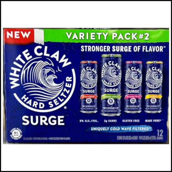 White Claw Surge Variety Pack #2 12oz. Can - East Side Grocery