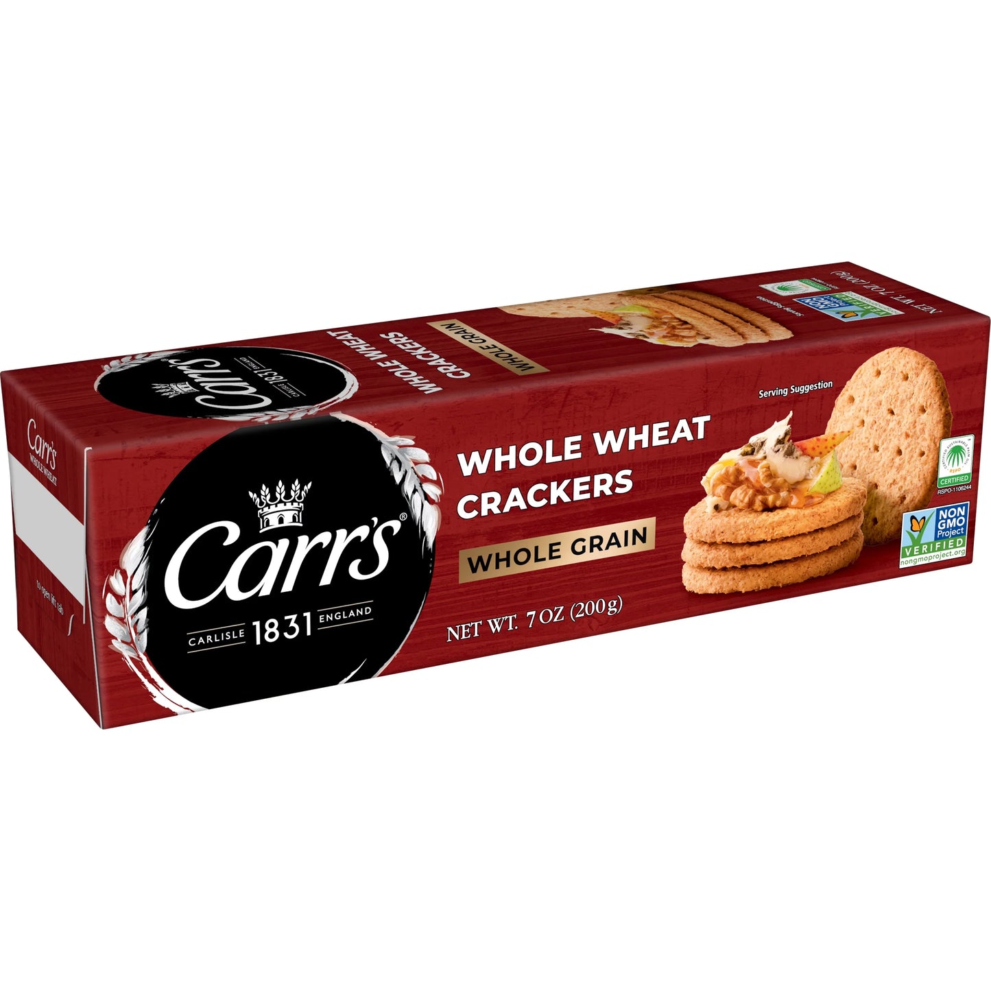 Carr's Whole Wheat Crackers 4.25oz.
