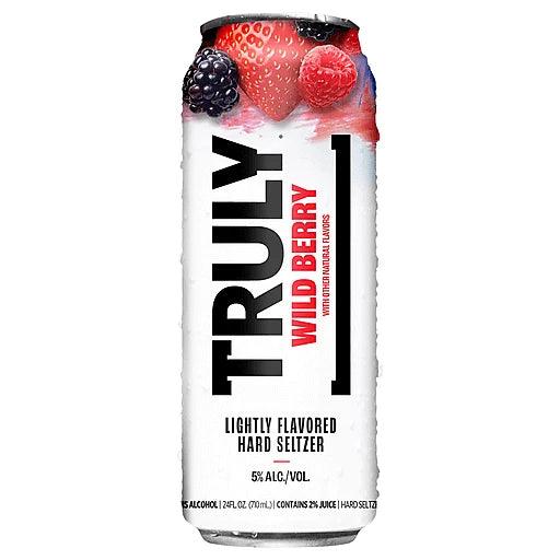 Truly Hard Seltzer Wild Berry 24oz. Can