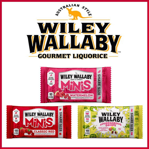 Wiley Wallaby Licorice Mini 2oz.