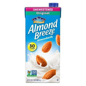 Almond Breeze Almond Milk Original Unsweetened - 32oz. - East Side Grocery