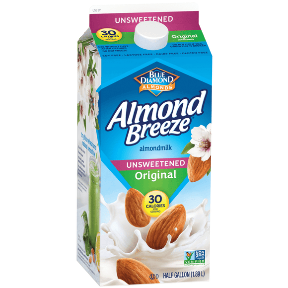 Almond Breeze Almond Milk Original Unsweetened - 64oz. - East Side Grocery