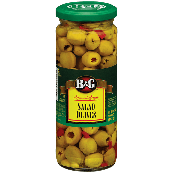 B & G Salad Olives - 10oz - East Side Grocery