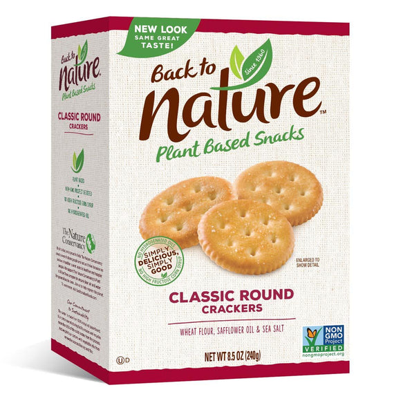 Back to Nature Classic Round Cracker 8.5oz. - East Side Grocery