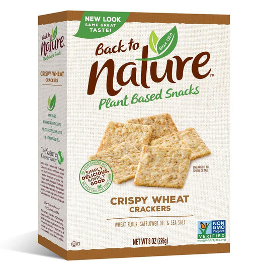 Back to Nature Crispy Wheat Cracker 8oz. - East Side Grocery