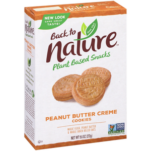 Back to Nature Peanut Butter Cream Cookies 9.6oz. - East Side Grocery