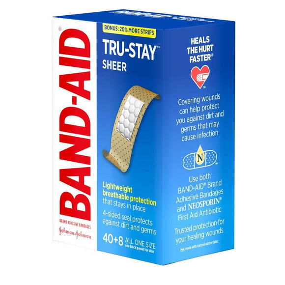 Band Aid Sheer Strip 40 Count - East Side Grocery