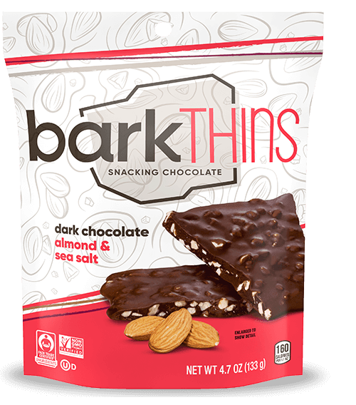 Bark Thins Dark Chocolate Almond With Sea Salt 4.7oz. - East Side Grocery