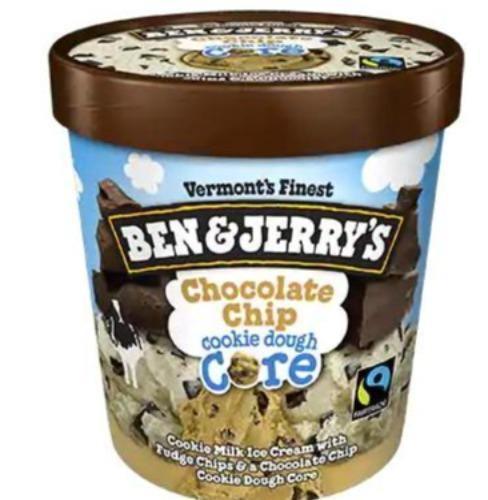 Ben & Jerry's Ice Cream Choc Chip Cookie Dough Core 16oz. - East Side Grocery