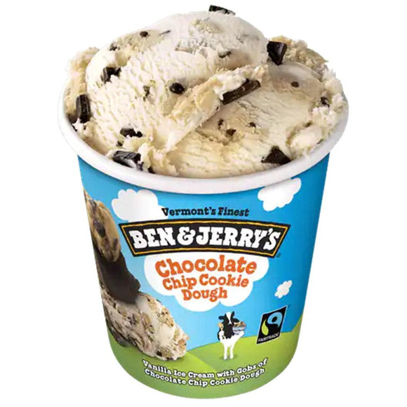 Ben & Jerry's Ice Cream Chocolate Chip Cookie Dough 16oz. - East Side Grocery