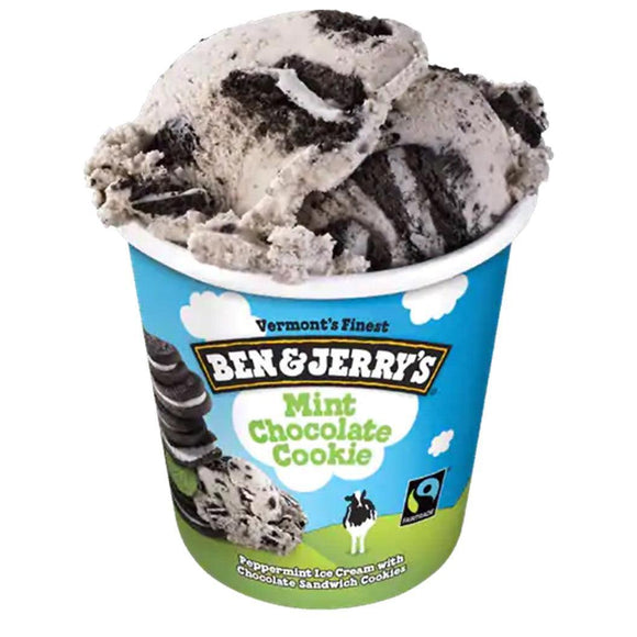 Ben & Jerry's Ice Cream Mint Chocolate Cookie 16oz. - East Side Grocery